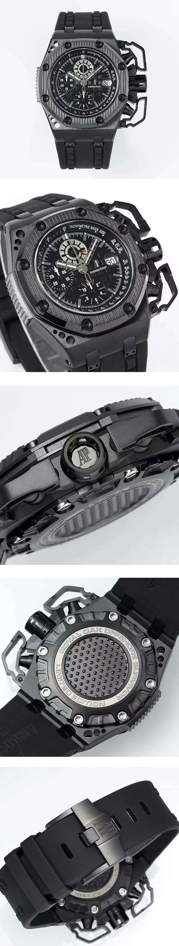 最高精密 オーデマピゲコピー26165IO.OO.A002CA.01 オフショアサバイバー 42mm ブラック IP製